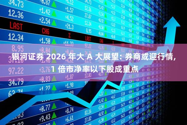银河证券 2026 年大 A 大展望: 券商或迎行情, 1 倍市净率以下股成重点